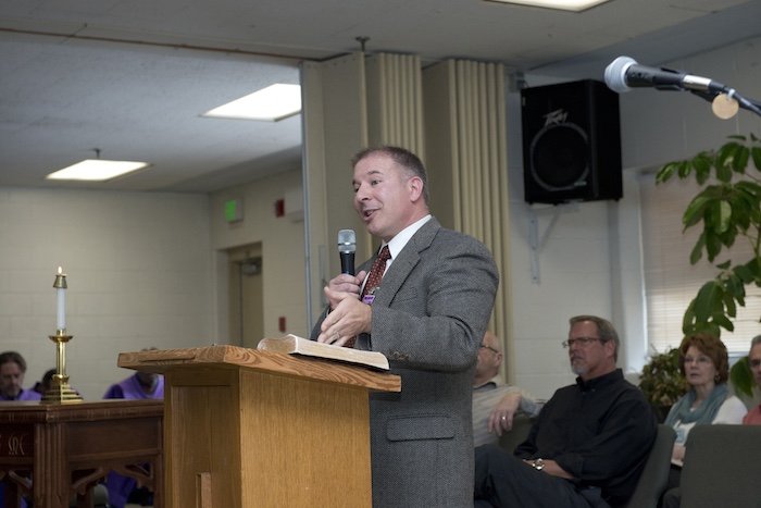Mike Swiger is a sought-after speaker at prison ministry events