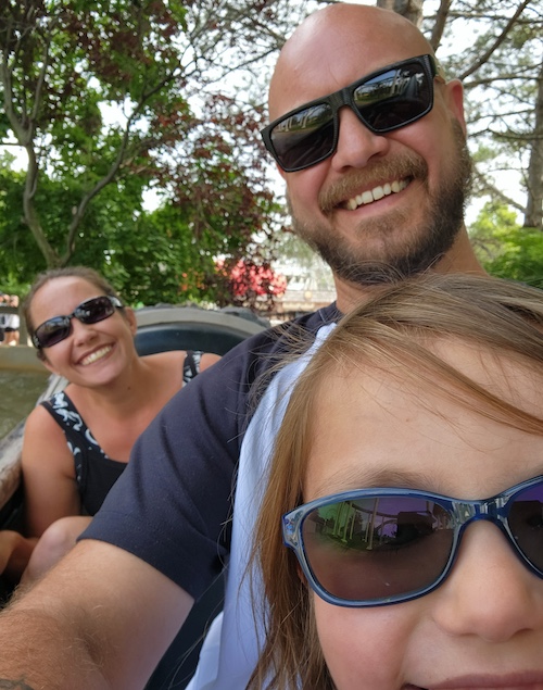 Moody Radio Listener Patrick Bruin and his family